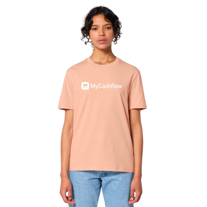 MyCashflow t-paita, unisex, persikka
