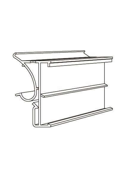 Hintan&auml;yt&ouml;n pidike Slimline&trade;-listaan